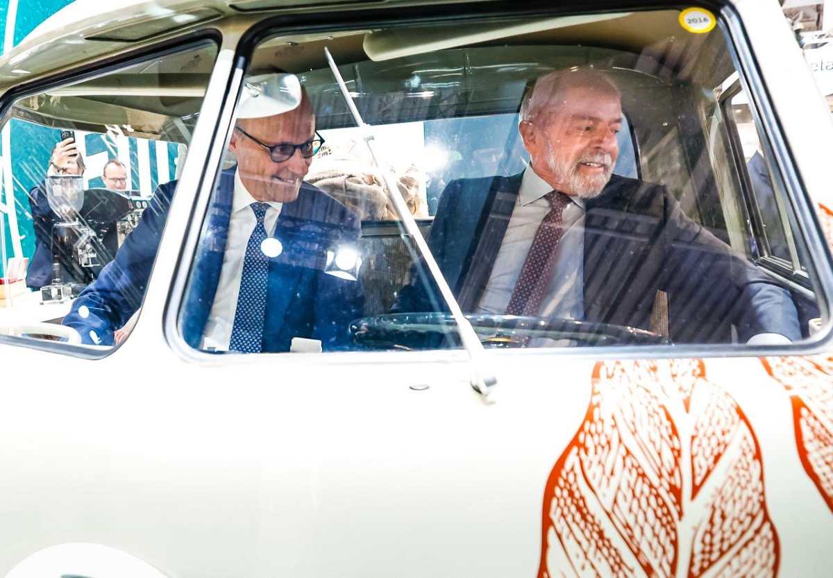 Lula e Chanceler Alemão Lula e Chanceler Alemão (Foto: Ricardo Stuckert)