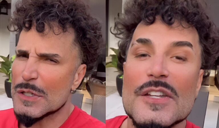 Latino surge de rosto novo e deixa fãs horrorizados: “Demonização facial”