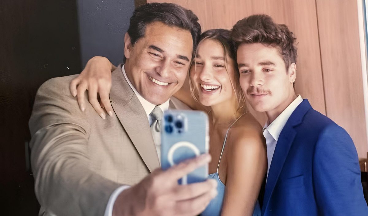 Luciano, Sasha e João Lucas