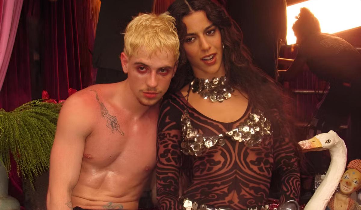 Juliano Floss e Marina Sena