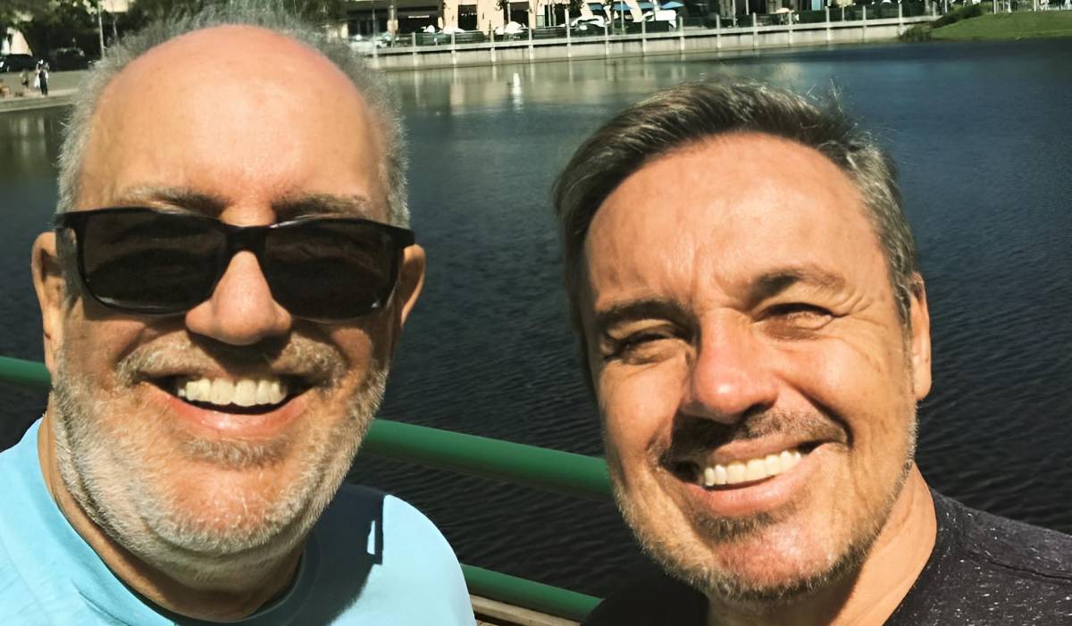 Homero Salles e Gugu Liberato