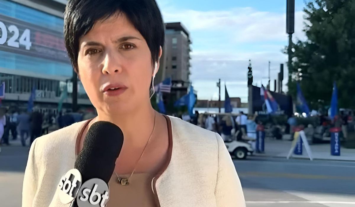 Repórter Patrícia Vasconcellos