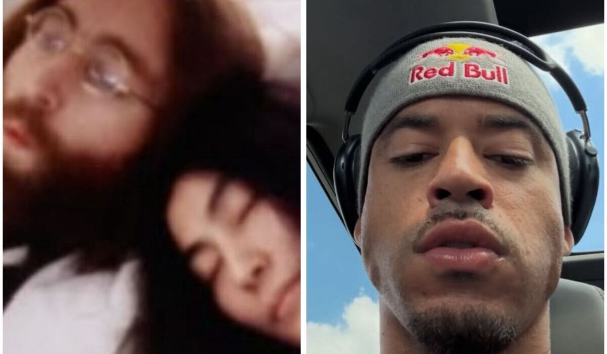 John Lennon, Yoko Ono e L7NNON (Fonte: Redes Sociais)