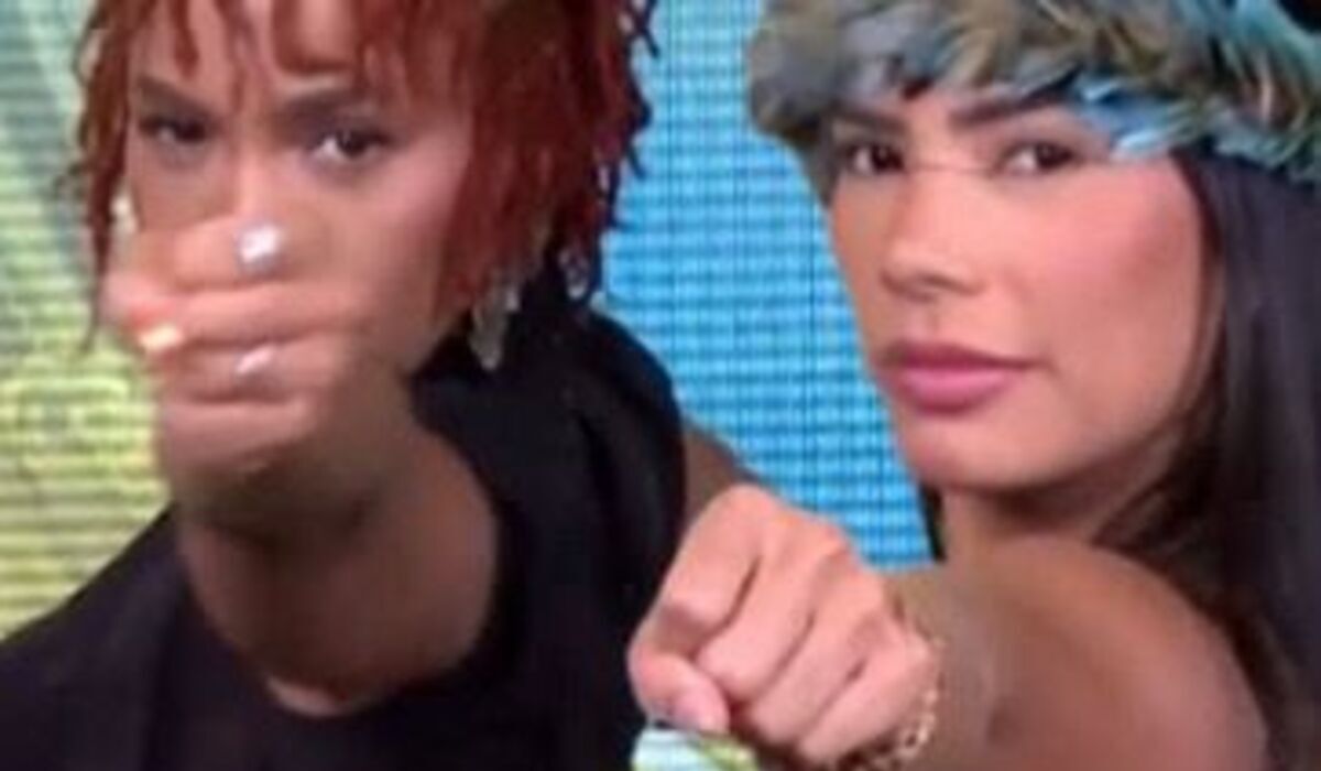 Karol Conká e Marciele (Fonte: Reprodução/Flash BBB) Karol Conká e Marciele (Fonte: Reprodução/Flash BBB)