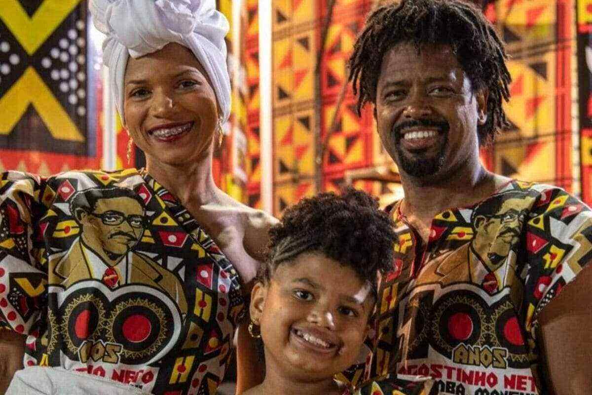 Leandro Boneco, Donminique e Lilica (Fonte: Instagram)