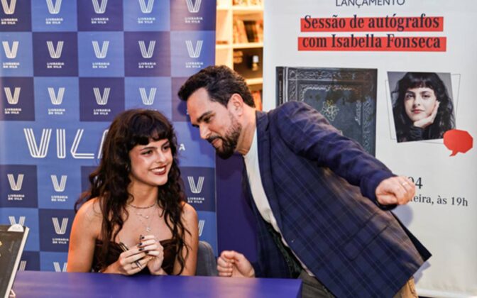 Luciano Camargo com a filha Isabella