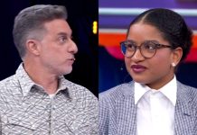 Luciano Huck constrange Milena ao vivo: “Sua irmã está fugindo da imigração”