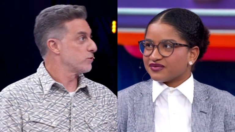 Luciano Huck constrange Milena ao vivo: “Sua irmã está fugindo da imigração”