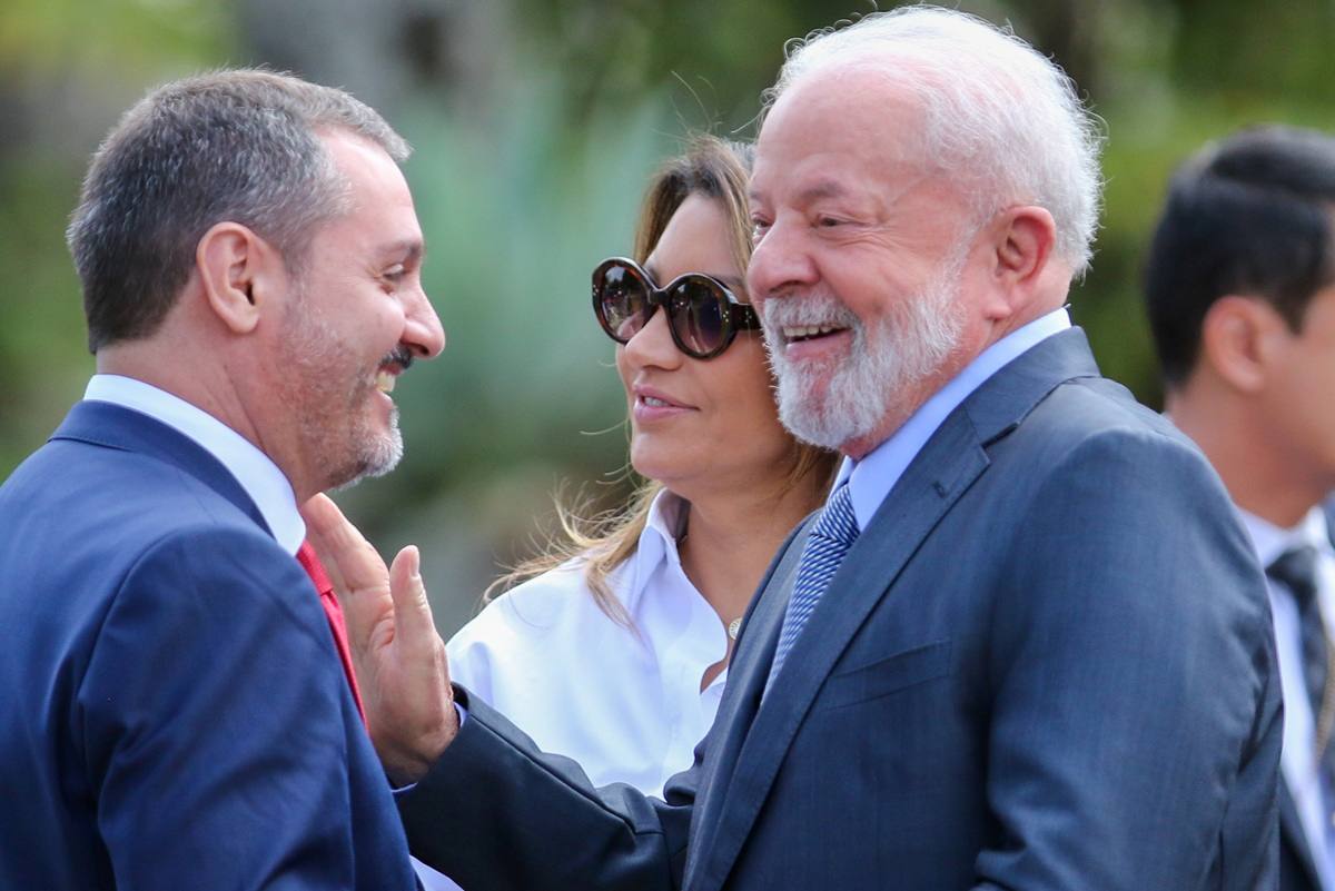 Lula e Andrei Rodrigues