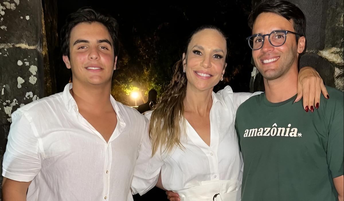 Marcelo, Ivete Sangalo e Daniel Cady