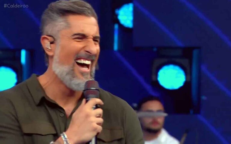 No ‘Caldeirão’, Marcos Mion leva convidados à loucura com pergunta