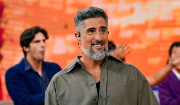 Marcos Mion comanda o Caldeirão — Foto: Globo/Thalles Trouva