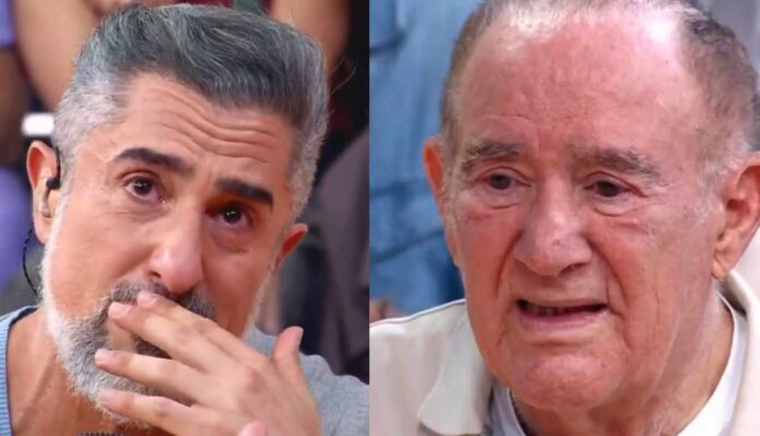 Marcos Mion e Renato Aragão (Reprodução: TV Globo)