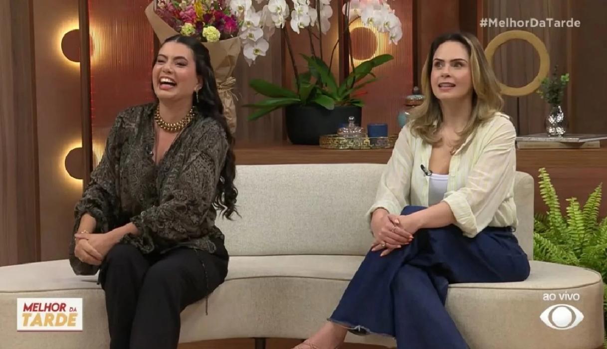 Fernanda Bande e Ana Paula Renault no 'Melhor da Tarde'
