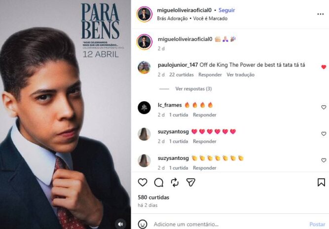 Post de Miguel - Instagram