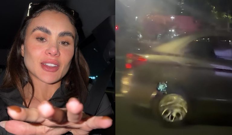 Ex-bailarina do Faustão reage a assalto e tem carro atingido