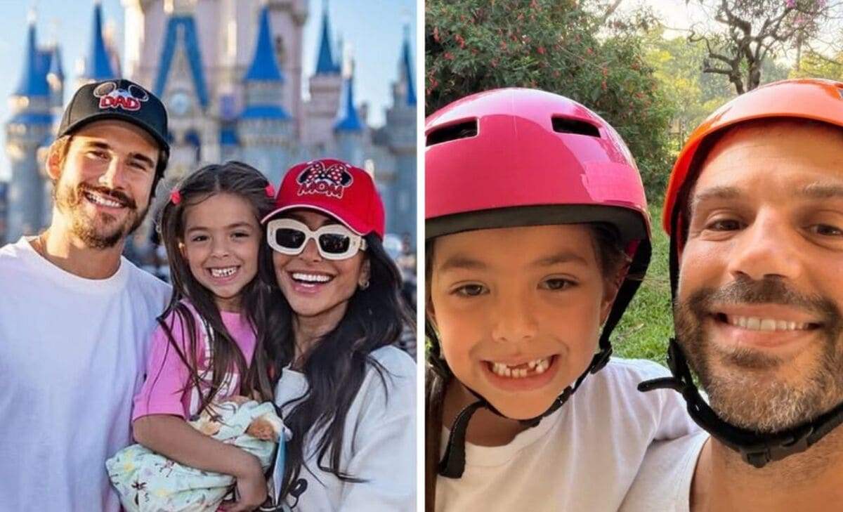 Nicolas Prattes, Sabrina Sato e Zoe/Duda Nagle e Zoe (Fonte:Redes Sociais) 