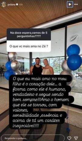 Post da Poliana Rocha