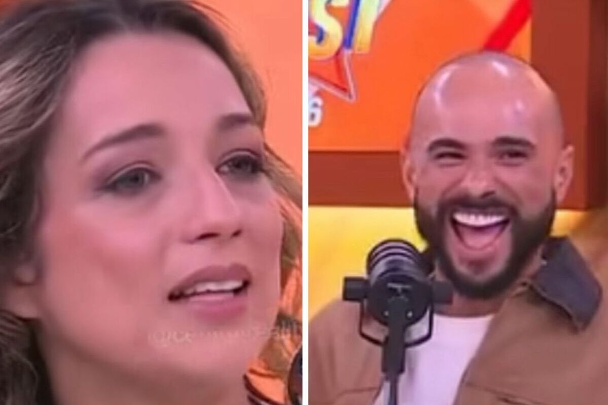 Samira e Ed Gama (Fonte: Reprodução/Mesacast)