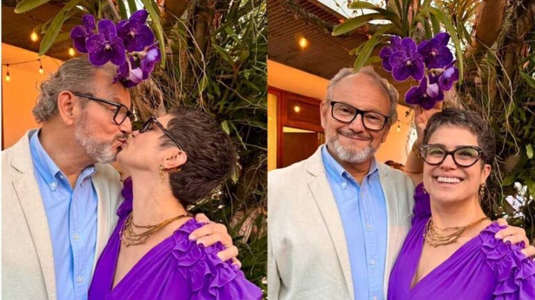 É o amor: Sandra Annenberg surge ao lado do marido em foto romântica