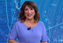 Apresentadora do SBT erra o nome de Cesar Filho após sofrer mal-estar ao vivo