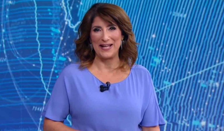 Apresentadora do SBT erra o nome de Cesar Filho após sofrer mal-estar ao vivo