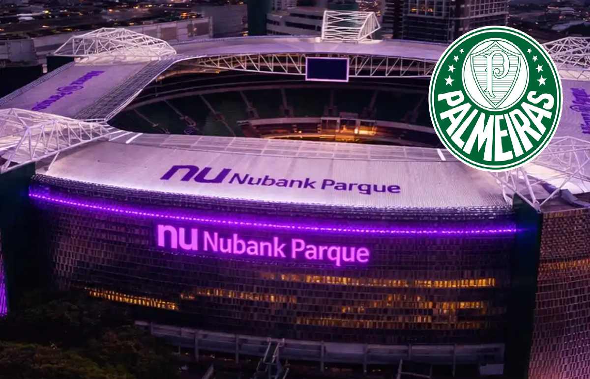Allianz Parque Nubank e Palmeiras (Foto: Reprodução/ Redes Sociais/ Colagem Área Vip)