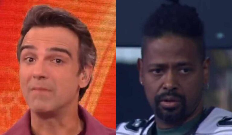 BBB26: Leandro comete gafe e Tadeu Schmidt chama atenção do brother
