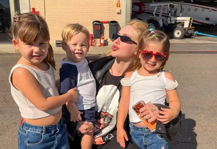 Virginia e os filhos - Instagram