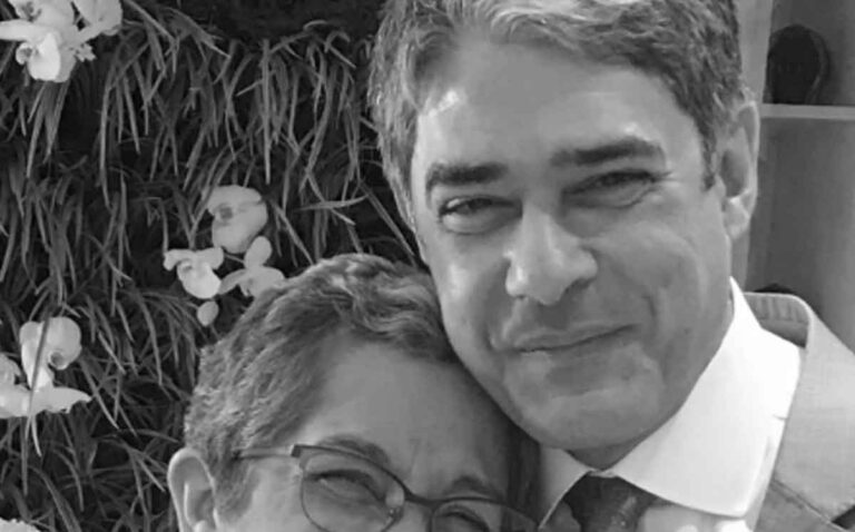 Com o coração apertado, William Bonner lamenta morte de jornalista: ‘Foi minha primeira chefe’
