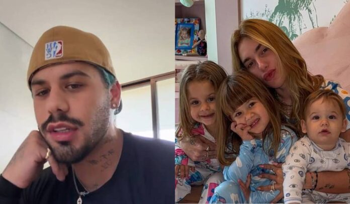 Zé Felipe, Virginia, Maria Alice, Flor e José Leonardo