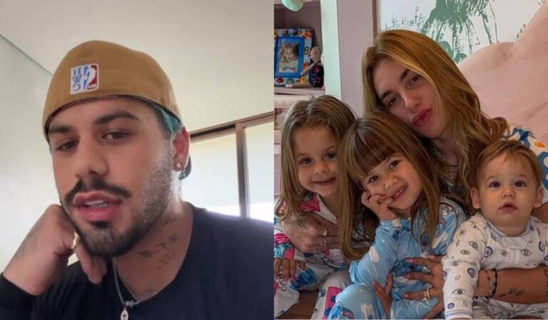 Zé Felipe surpreende com ultimato e barra rotina de viagens dos filhos