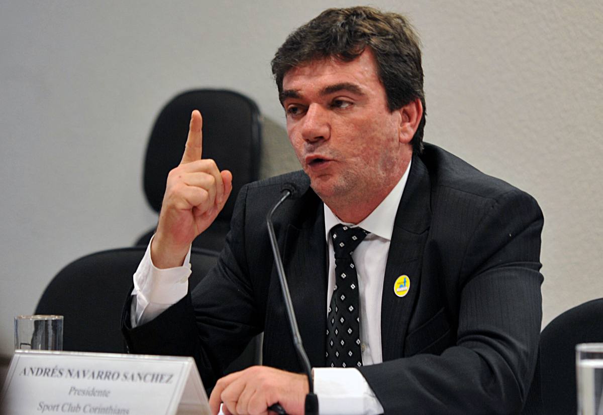O ex-presidente do Corinthians, Andrés Navarro Sanchez (Foto: Antonio Cruz/ ABr)