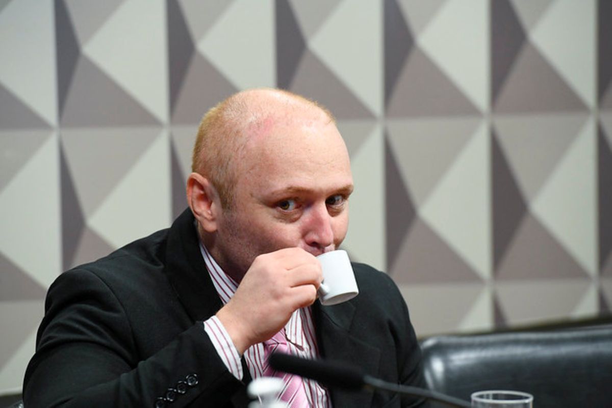 Hacker Walter Delgatti Neto. Foto: Marcos Oliveira/Agência Senado