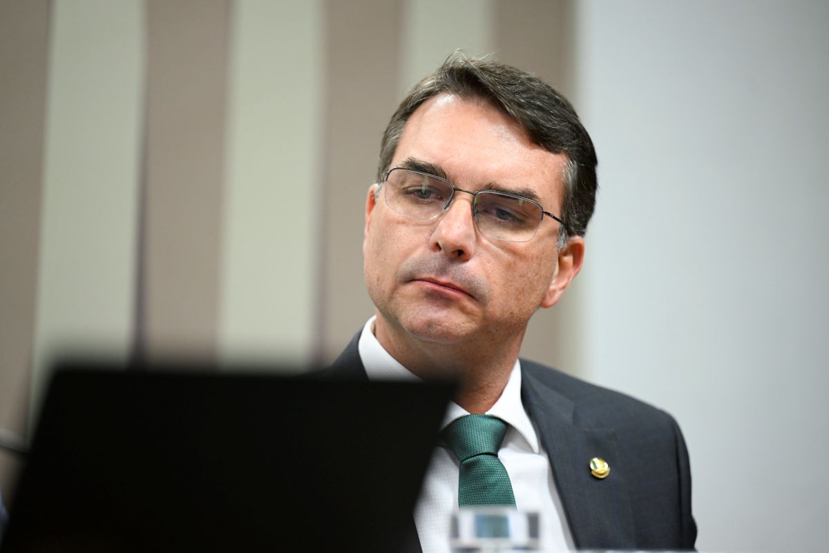Relator do PFS 2/2025, senador Flávio Bolsonaro (PL-RJ). Foto: Andressa Anholete/Agência Senado