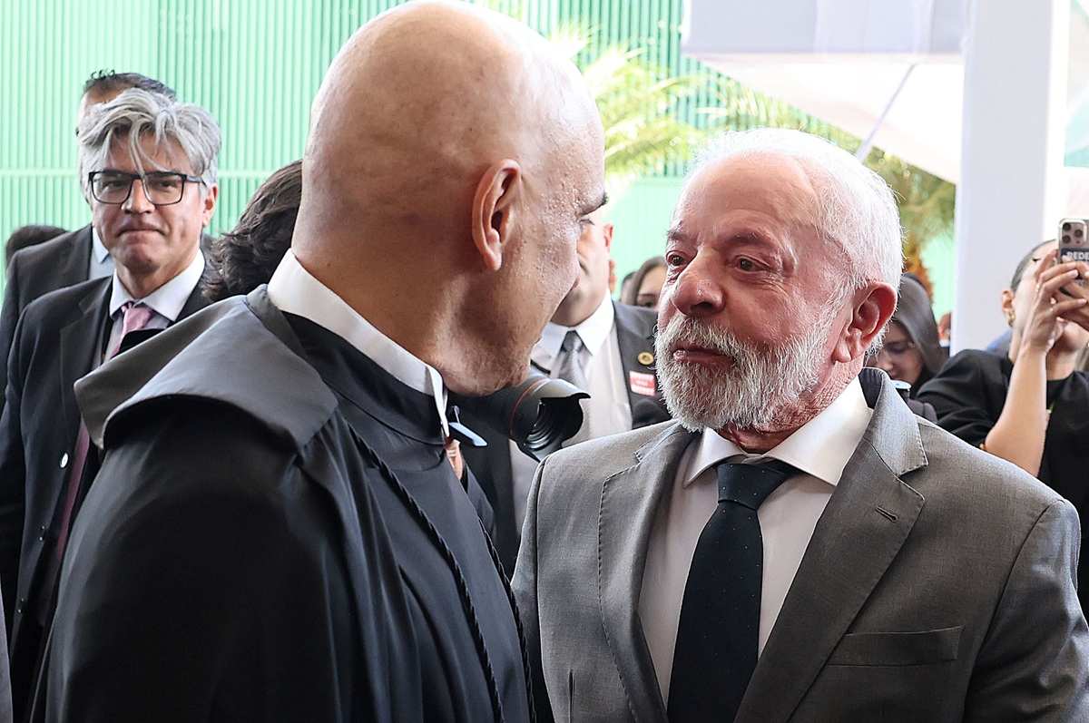 Senhor Ministro Alexandre de Moraes e Lula Senhor Ministro Alexandre de Moraes e Lula Foto: Luiz Silveira/STF
