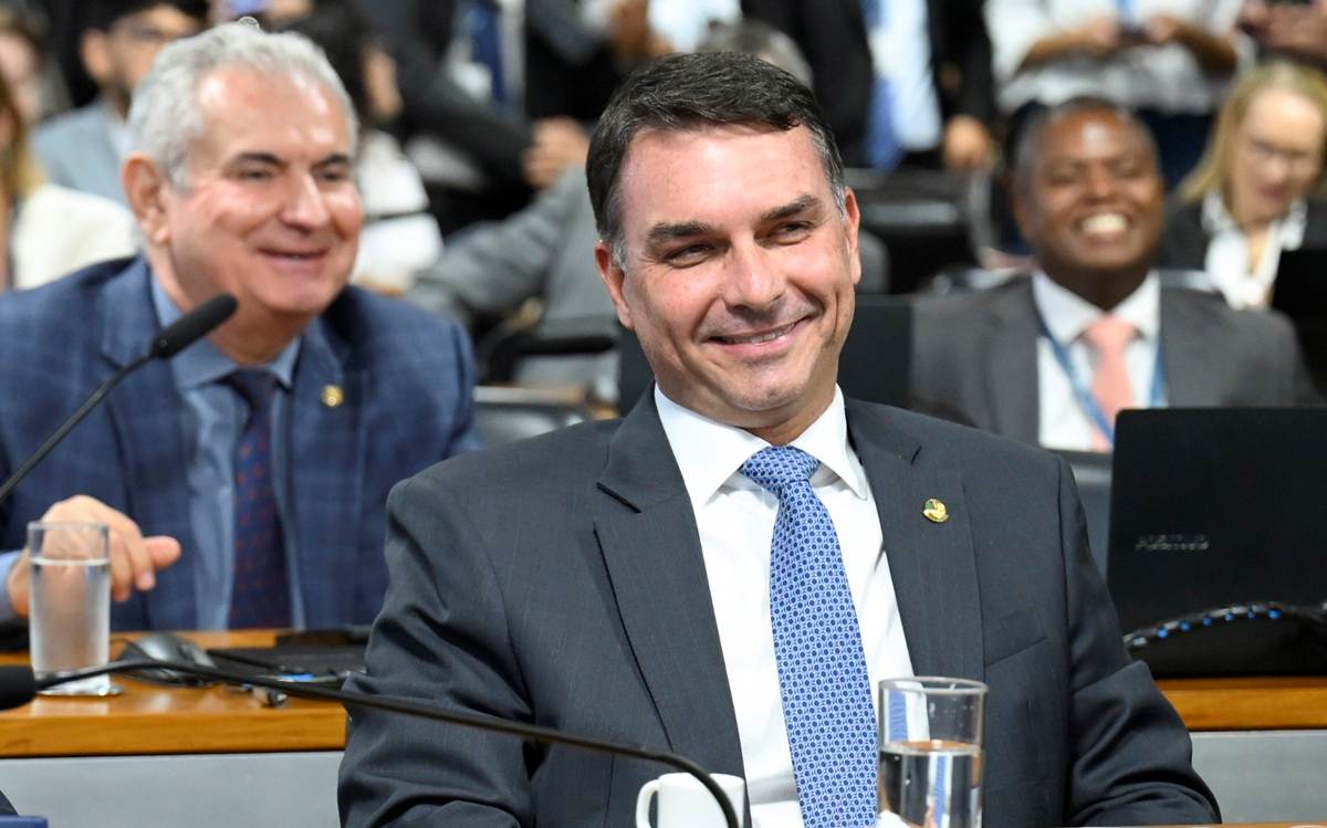 Flávio Bolsonaro senador Flávio Bolsonaro (PL-RJ). Foto: Andressa Anholete/Agência Senado