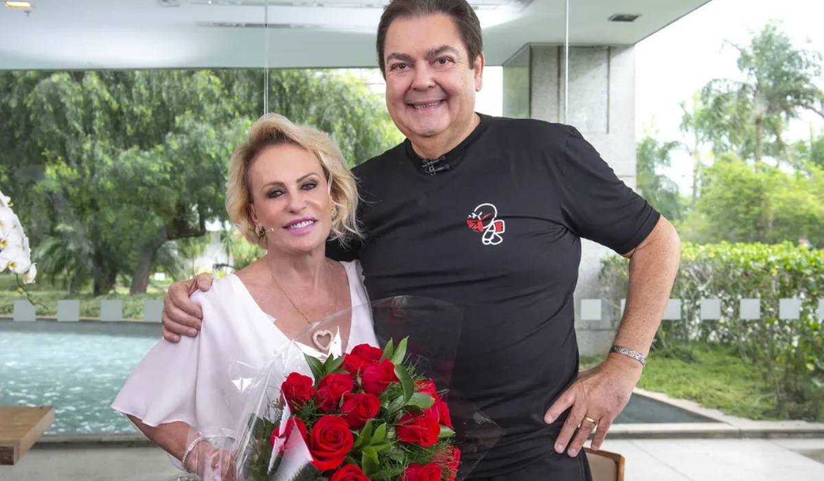 Ana Maria Braga e Fausto Silva