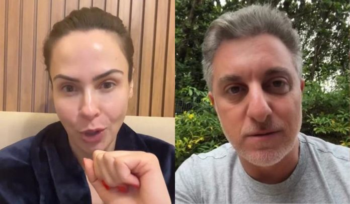 Ana Paula Renault e Luciano Huck
