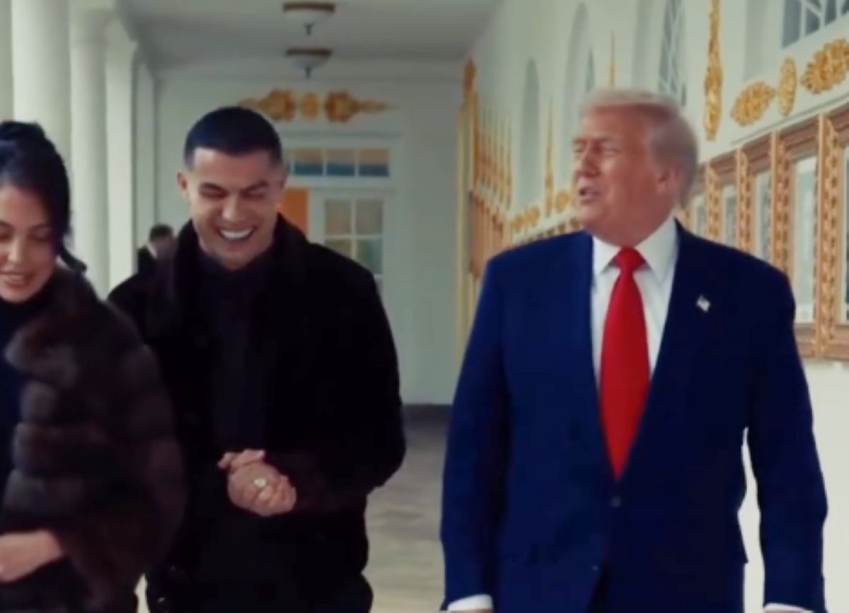 Trump e Cristiano Ronaldo (Foto: Reprodução/ Instagram/ Captura de tela)