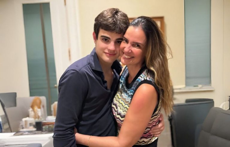 Filho de Faustão completa 18 anos e recebe homenagem da mãe