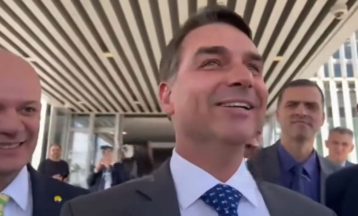 Flávio Bolsonaro (Foto: Reprodução/ Captura de tela)