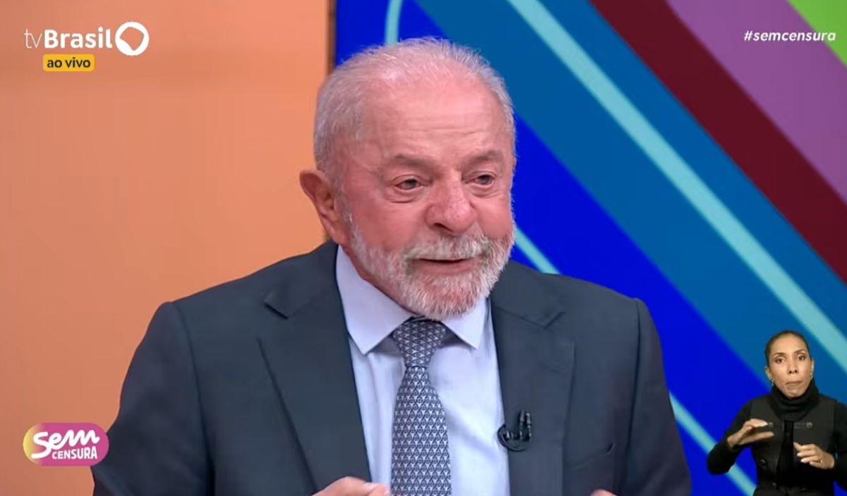 Lula Lula no Sem Censura (Foto: Reprodução/ Captura de tela/ TV Brasil)