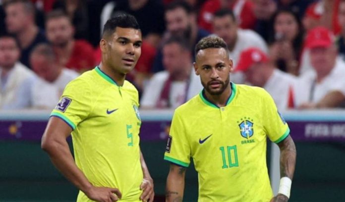 Casemiro e Neymar