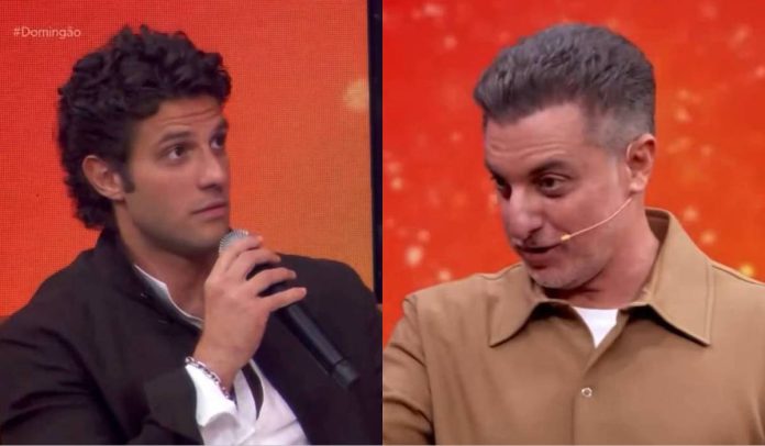 Chay Suede e Luciano Huck Chay Suede e Luciano Huck