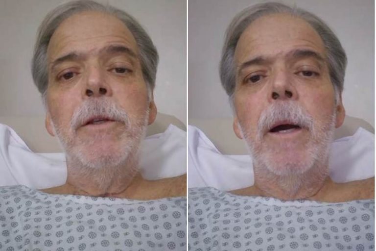 Internado, ator da Globo atualiza estado de saúde