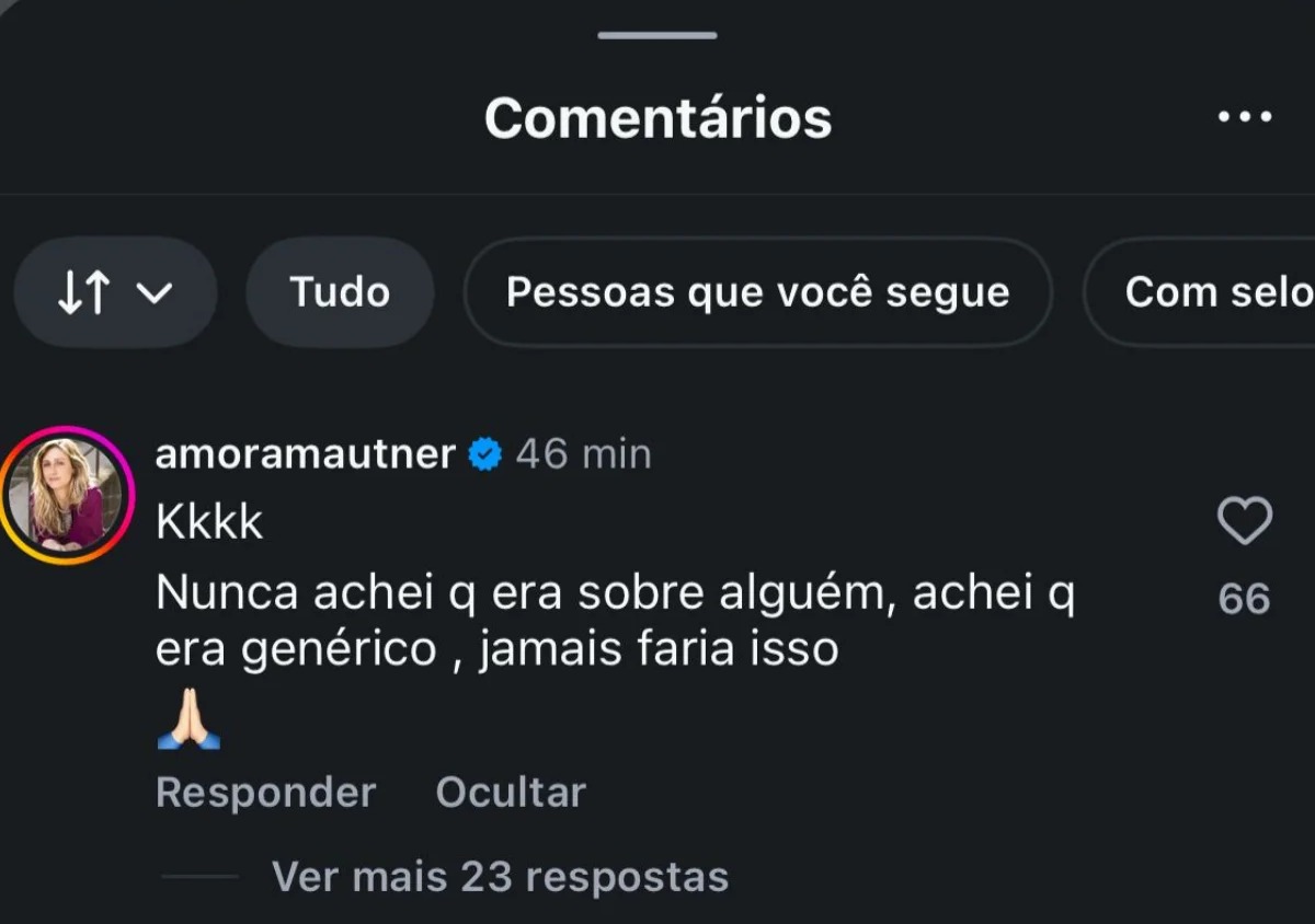 Comentário Amora
