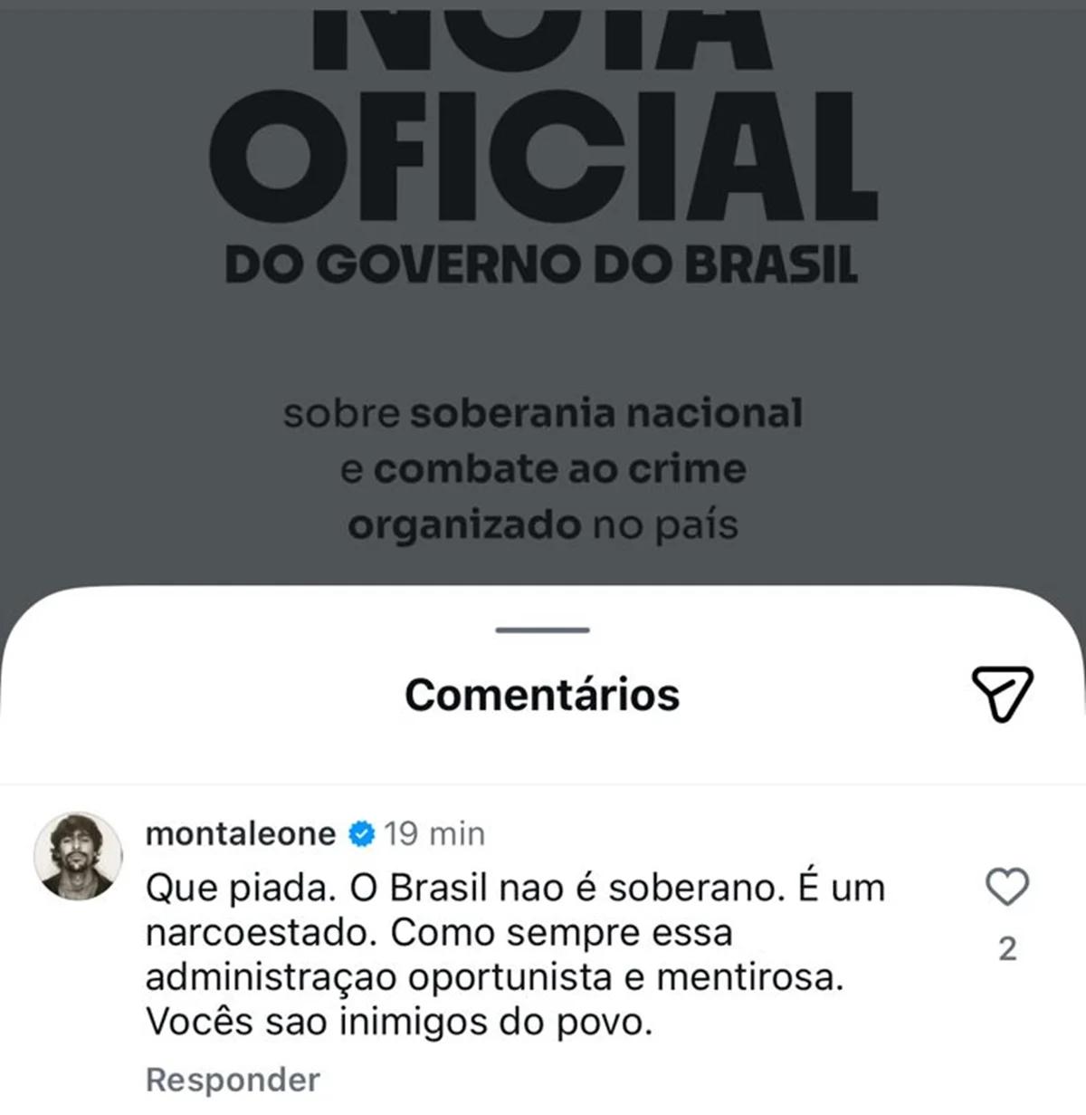 Comentário de Bruno