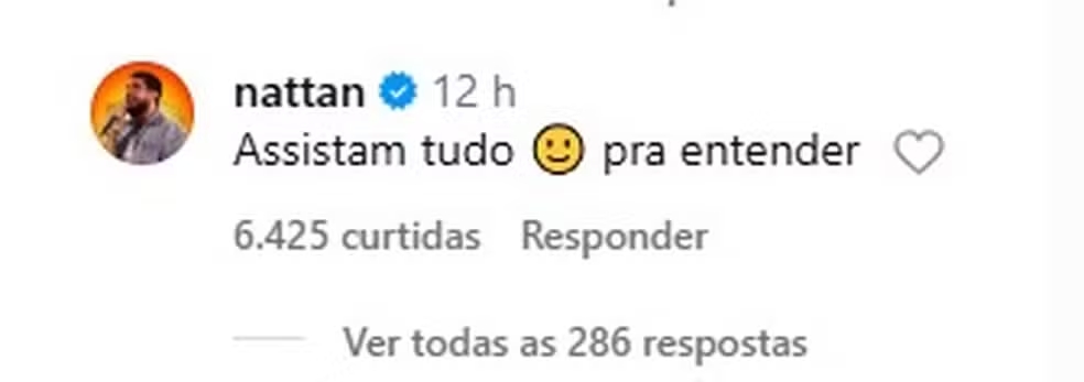 Comentário de Nattan