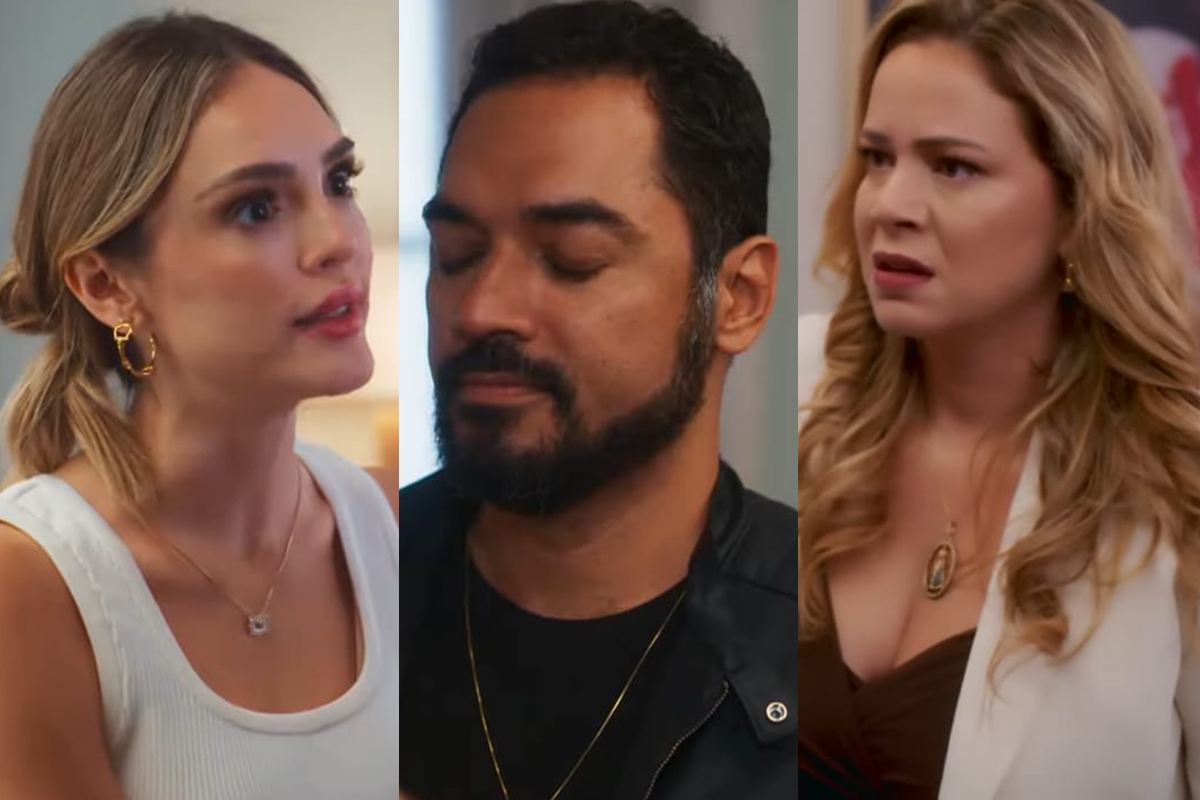 Naiane, Ronei e Zilá em 'Coração Acelerado' - Foto: Reprodução/TV Globo